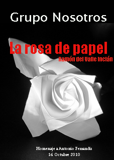 La rosa de papel